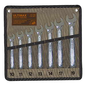 ประแจข้างแหวนข้างปากตาย 7 ตัวชุด พรีเมี่ยม ULTIMAX ประแจข้างแหวนข้างปากตาย 7 ตัวชุด พรีเมี่ยม ULTIMAX